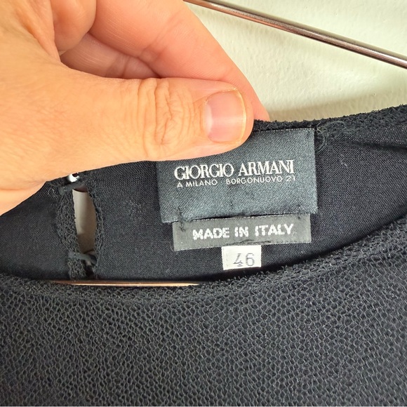 Giorgio Armani Black Mesh Bodysuit - Picture 5 of 11